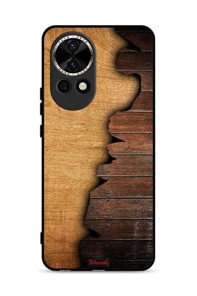 Tolwak Huawei nova 13 5G Protective Case Cover Vintage Wood Pattern