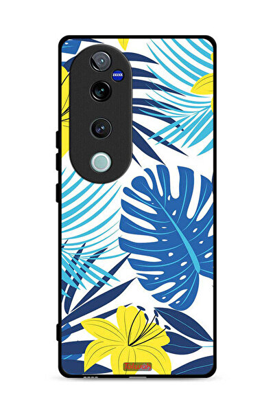 Tolwak غطاء حماية لهاتف Vivo S19 Pro 5G برسومات ريش وزهور