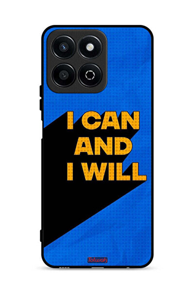 Tolwak غطاء حماية لهاتف Honor Play 60 Plus 5G "أنا أستطيع وسأفعل"