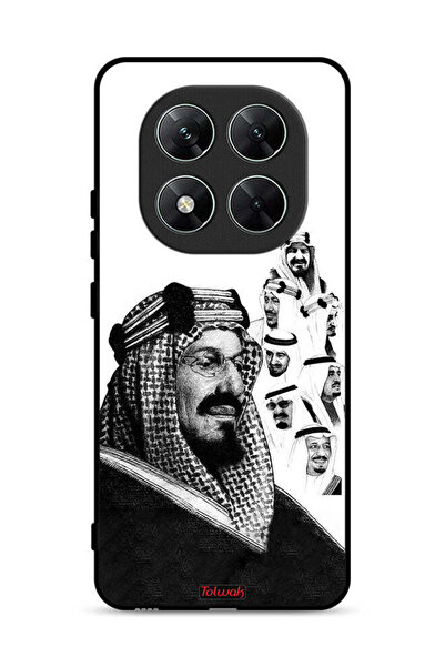 Tolwak غطاء حماية لهاتف شاومي ريدمي نوت 14 برو 5G، ملصق فني أبيض وأسود لملوك ...