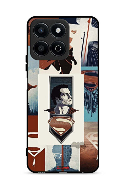 Tolwak غطاء حماية لهاتف Honor Play 60 Plus 5G برسومات سوبرمان