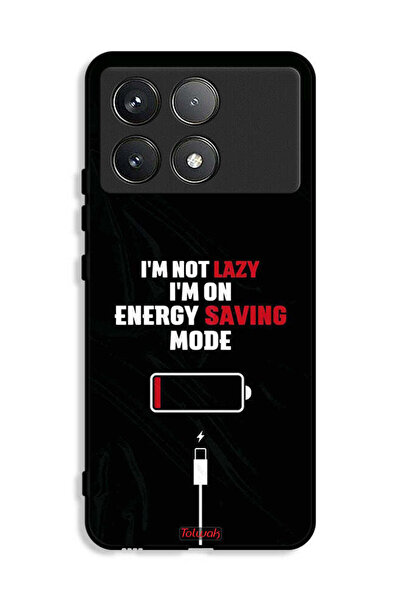 Tolwak غطاء حماية لهاتف Xiaomi Poco X6 Pro 5G أنا لست كسولاً، أنا في وضع توفي...