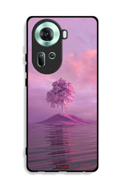 Tolwak غطاء حماية لهاتف Oppo Reno11 5G بتصميم شجرة من Unsplash