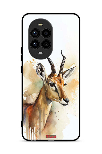 Tolwak غطاء حماية لهاتف هواوي نوفا 13 برو 5G، رسم غزال تجريدي