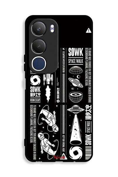 Tolwak غطاء حماية لهاتف Vivo Y19s 4G بملصق Sowk Space Walk