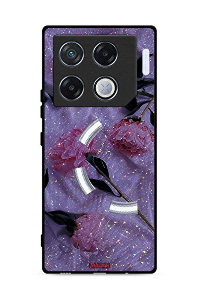 Tolwak غطاء حماية لهاتف Infinix GT 20 Pro 5G بنقشة ورود لامعة