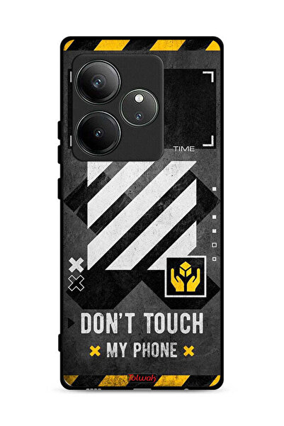 Tolwak Realme GT Neo6 5G Protective Case Cover Do Not Touch My Phone