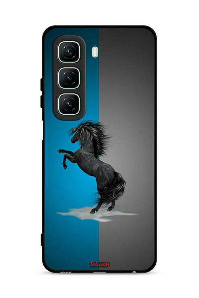 Tolwak غطاء حماية لهاتف Infinix Hot 50 5G بطبعة حصان