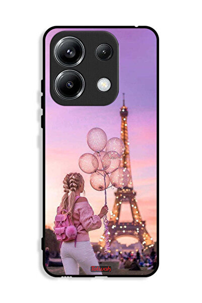 Tolwak غطاء حماية لهاتف شاومي ريدمي نوت 13 برو 4G، فتاة تحمل بالونات