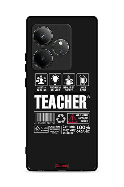 Tolwak غطاء حماية لهاتف Realme GT Neo6 SE 5G، ملصق مدرسي