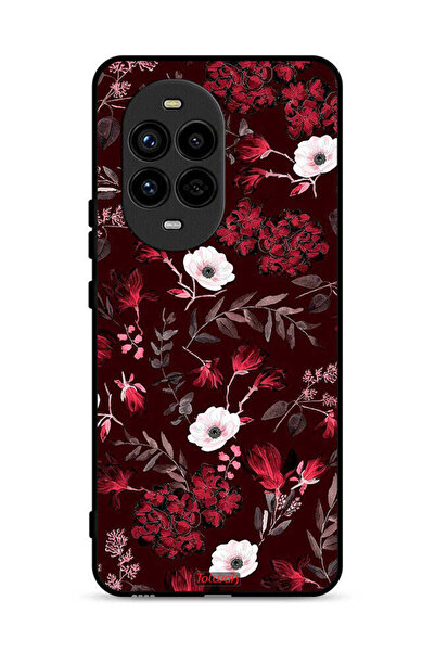 Tolwak غطاء حماية لهاتف هواوي نوفا 13 برو 5G مزين بزهور صغيرة وأوراق استوائية