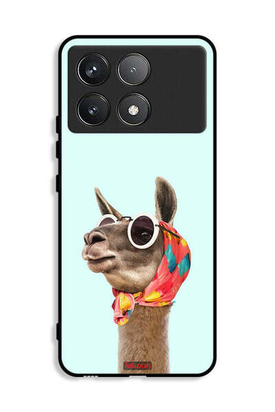 Tolwak غطاء حماية لهاتف Xiaomi Redmi K70E 5G، لون جمل أنيق ولطيف