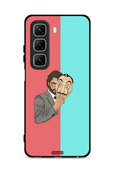 Tolwak غطاء حماية لهاتف Infinix Hot 50 5G، تصميم البروفيسور آرت