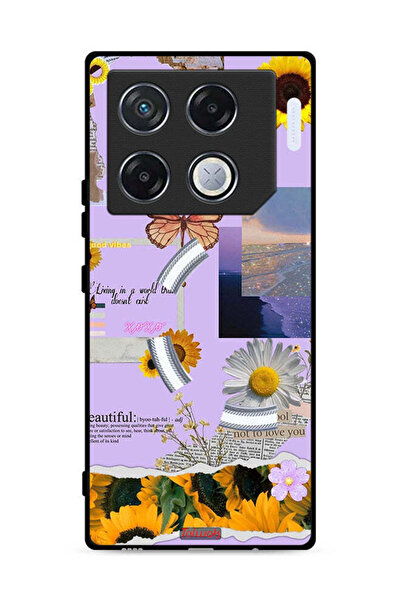 Tolwak غطاء حماية لهاتف Infinix GT 20 Pro 5G بملصقات عباد الشمس الجميلة