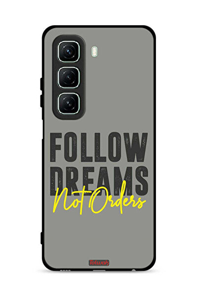 Tolwak غطاء حماية لهاتف Infinix Hot 50 5G اتبع الأحلام وليس الأوامر