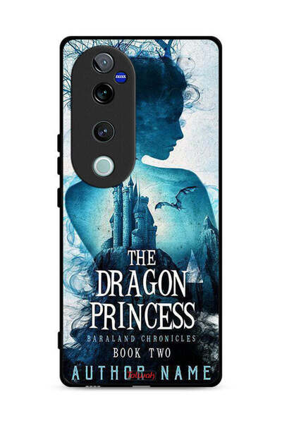 Tolwak غطاء حماية لهاتف Vivo V40 Pro 5G بتصميم أميرة التنين