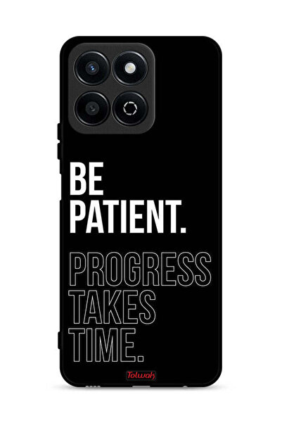 Tolwak غطاء حماية لهاتف Honor Play 60 Plus 5G كن صبورًا فالتقدم يستغرق وقتًا