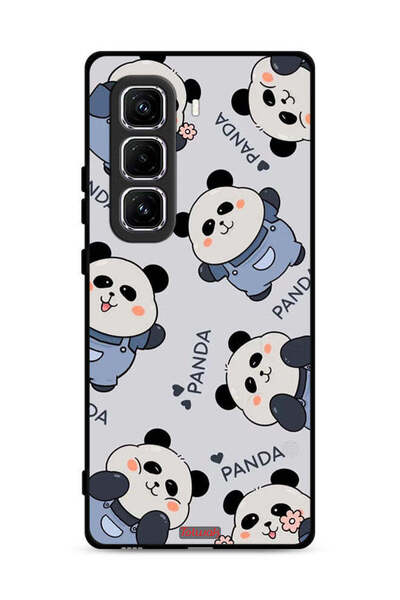 Tolwak غطاء حماية لهاتف Infinix Hot 50 Pro Plus 4G بنمط الباندا