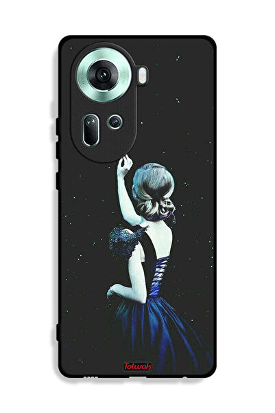 Tolwak غطاء حماية لهاتف Oppo Reno11 5G بتصميم نجمة مؤثرة