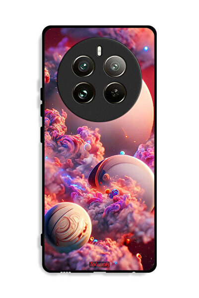 Tolwak غطاء حماية لهاتف Realme 12 Pro Plus 5G بتصميم سحاب وفن تجريدي