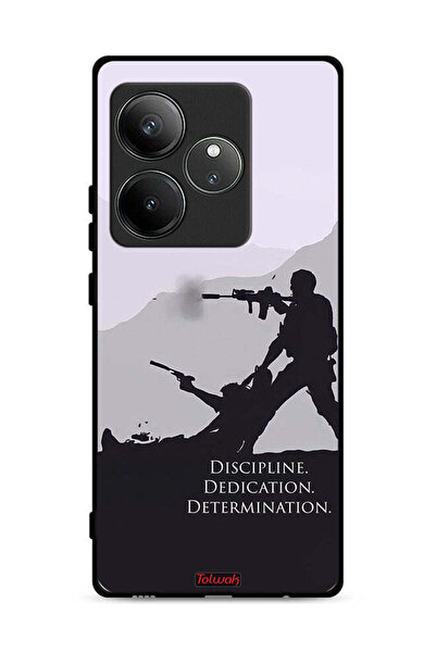 Tolwak Realme GT Neo6 5G Protective Case Cover Discipline Dedication Determin...