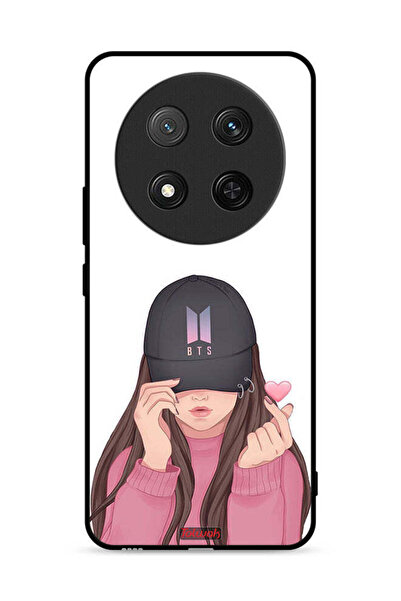 Tolwak غطاء حماية لهاتف Honor X9c 5G، فتاة تلتقط صورة