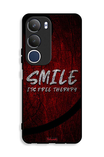 Tolwak Vivo Y19s 4G Protective Case Cover Smile Its Free Therapy