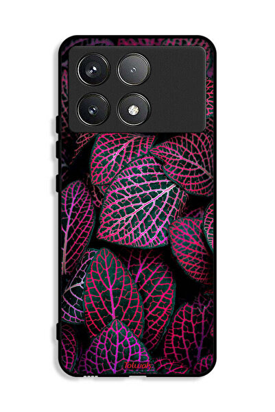 Tolwak غطاء حماية لهاتف شاومي ريدمي K70E 5G بنقشة أوراق سالجا