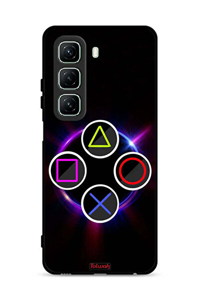 Tolwak غطاء حماية لهاتف Infinix Hot 50 5G بطبعة لعبة الحبار