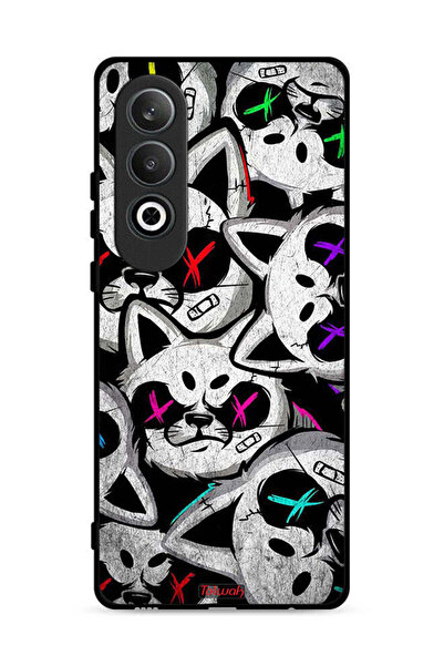 Tolwak غطاء حماية لهاتف Oppo K12 Plus 5G بنقشة قطط مارشميلو