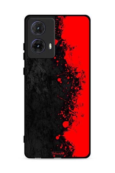 Tolwak غطاء حماية لهاتف موتورولا موتو جي 85 5G بنمط تجريدي