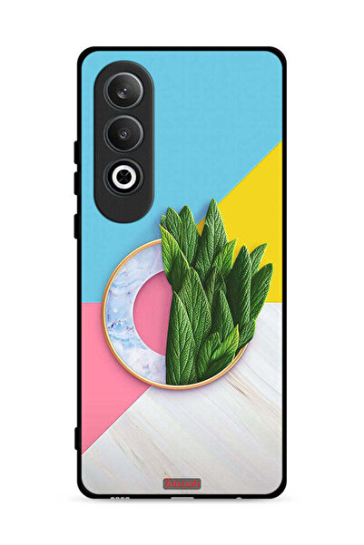 Tolwak غطاء حماية لهاتف OnePlus Nord CE4 5G بنمط أوراق تجريدية