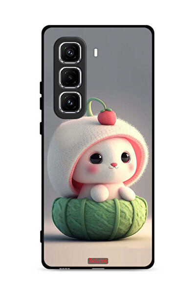 Tolwak غطاء حماية لهاتف Infinix Hot 50 Pro Plus 4G بتصميم أرنب صغير لطيف