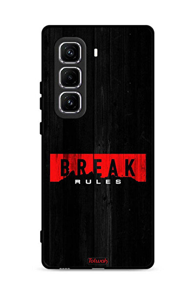 Tolwak غطاء حماية لهاتف Infinix Hot 50 Pro Plus 4G - كسر القواعد