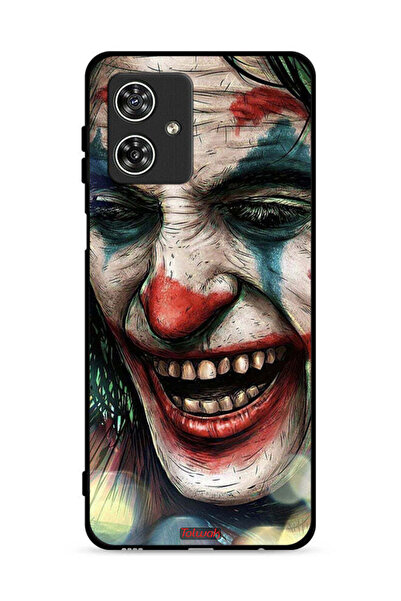 Tolwak غطاء حماية لهاتف موتورولا موتو جي 54 5G بطبعة وجه الجوكر الضاحك
