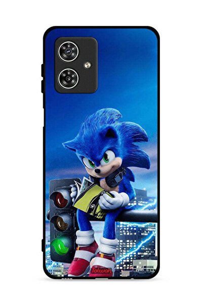 Tolwak غطاء حماية لهاتف موتورولا موتو جي 54 5G بطبعة سونيك ريدينج