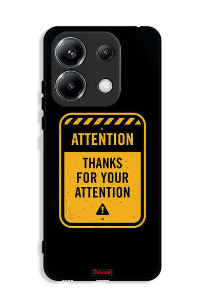 Tolwak غطاء حماية لهاتف Xiaomi Poco M6 Pro 4G شكرًا على الاهتمام