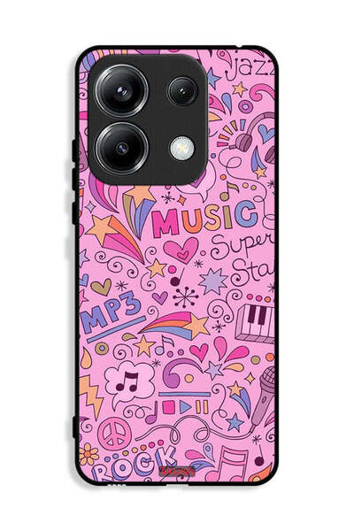 Tolwak غطاء حماية لهاتف Xiaomi Poco M6 Pro 4G مع علامات موسيقية