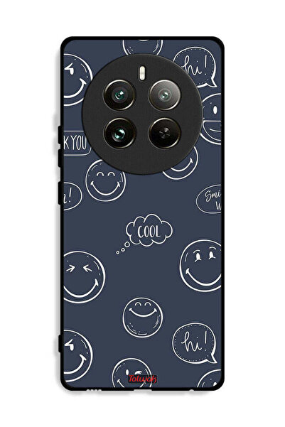 Tolwak غطاء حماية لهاتف Realme 12 Pro Plus 5G برسومات Cool Faces