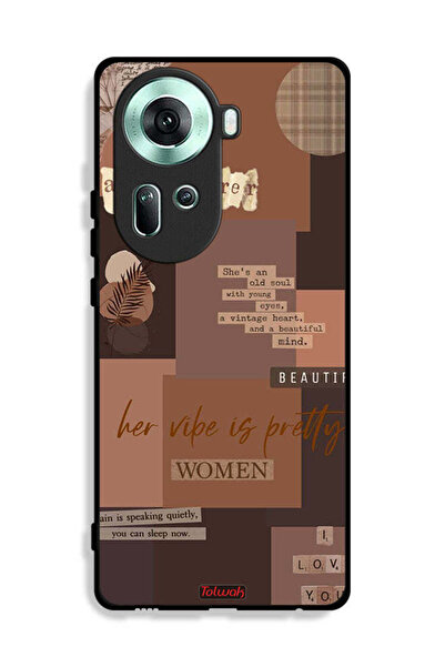 Tolwak Oppo Reno11 5G Protective Case Cover Adventurer Women