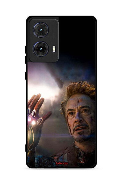 Tolwak غطاء حماية لهاتف موتورولا موتو جي 85 5G - أنا الرجل الحديدي