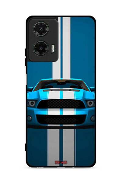 Tolwak غطاء حماية لهاتف موتورولا موتو جي 35 5G بتصميم سيارة فنية تجريدية