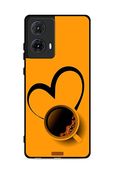 Tolwak غطاء حماية لهاتف موتورولا موتو جي 85 5G بفنجان قهوة