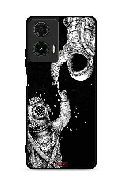 Tolwak غطاء حماية لهاتف موتورولا موتو جي 35 5G بتصميم رواد الفضاء