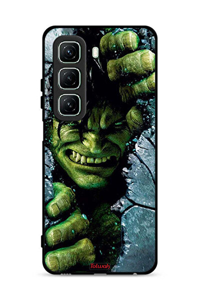 Tolwak غطاء حماية لهاتف Infinix Hot 50 5G بتصميم هالك المذهل