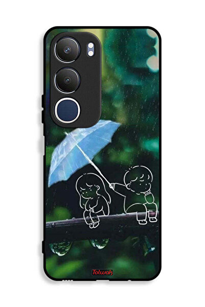 Tolwak غطاء حماية لهاتف Vivo Y19s 4G بتصميم زوجين من الفن التجريدي