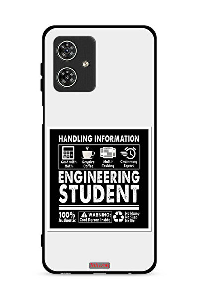 Tolwak غطاء حماية لهاتف موتورولا موتو جي 54 5G - ملصق طالب هندسة