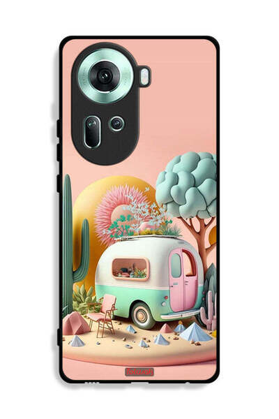 Tolwak غطاء حماية لهاتف Oppo Reno11 5G بتصميم Senercy Art