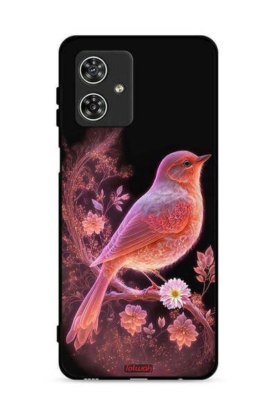 Tolwak غطاء حماية لهاتف موتورولا موتو جي 54 5G برسومات طيور لطيفة