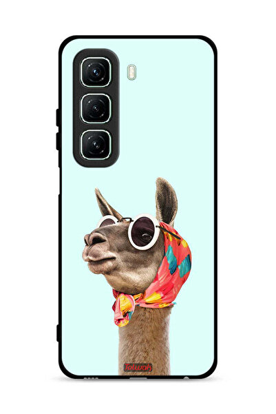 Tolwak غطاء حماية لهاتف Infinix Hot 50 5G بتصميم جمل أنيق وجذاب